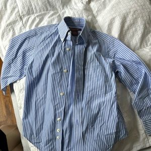 Brooks brothers boy size 6 striped dress shirt